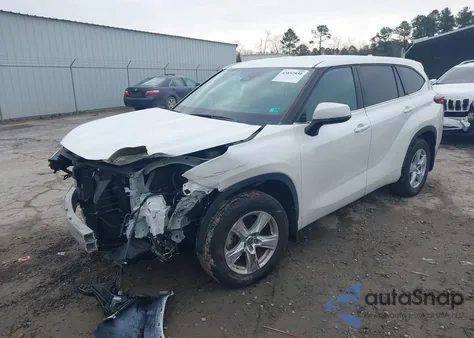 2021 Toyota Highlander L from USA, damaged, VIN 5TDCZRBH9MS091380